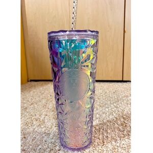 Collectible Starbucks Tumbler Iridescent Clear unicorn. Holiday 2023. Venti